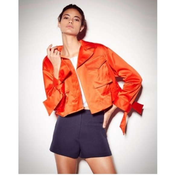 MILLY ‘trudee’ high waist olive mini shorts - Picture 4 of 5